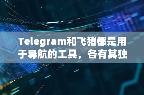Telegram和飞猪都是用于导航的工具，各有其独特的功能和用户体验，结合机场实时信息有助于更准确的行程规划。以下是详细的总结
