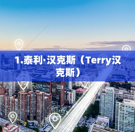 1.泰利·汉克斯(Terry汉克斯)