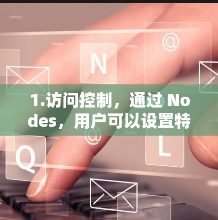 1.访问控制,通过 Nodes,用户可以设置特定的访问权限,确保用户只能通过特定的 Nodes 进行操作