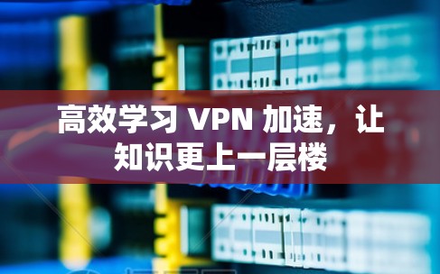 高效学习 VPN 加速,让知识更上一层楼