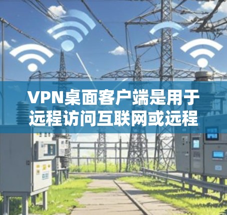 VPN桌面客户端是用于远程访问互联网或远程连接目标计算机的VPN应用程序。这些应用通常允许用户在桌面或电脑上安装,通过网络连接到目标服务器或电脑。以下是关于VPN桌面客户端的一些关键点
