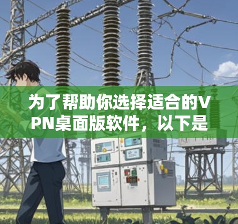 为了帮助你选择适合的VPN桌面版软件,以下是一些有用的信息和建议