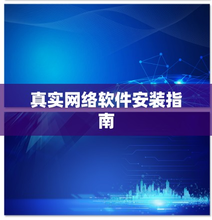 真实网络软件安装指南