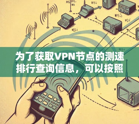 为了获取VPN节点的测速排行查询信息，可以按照以下步骤进行