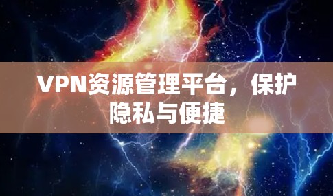 VPN资源管理平台，保护隐私与便捷